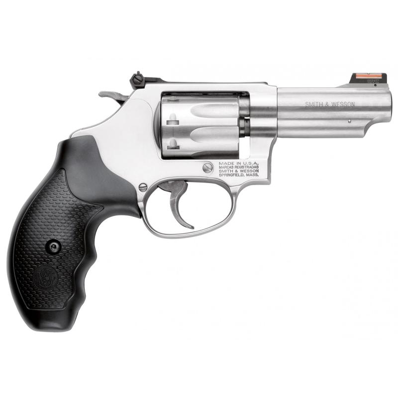 Model 63 .22 Long Rifle 3 Inch Barrel Stainless Steel Barrel Frame and Cylinder Front Fiber Optic Sights 8 Round