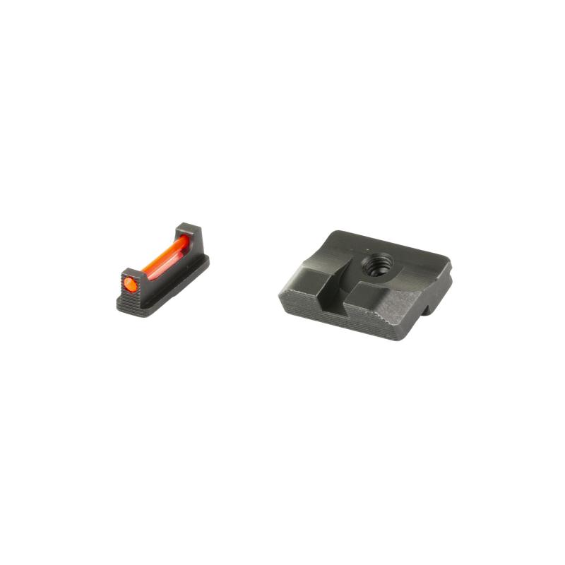 Fiber Optic Pro, Sight Set, For Glock, Low, Black Rear Sight and Red Front TG-TG132G1
