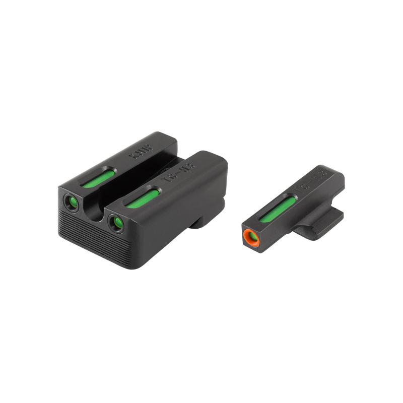 Brite-Site TFX Pro, Sight, Fits Kimber 1911 Models with Fixed Sights, Tritium/Fiber-Optic, Day/Night Sight, 24/7 Brightness, Orange Ring on Front Sight TG13KM1PC
