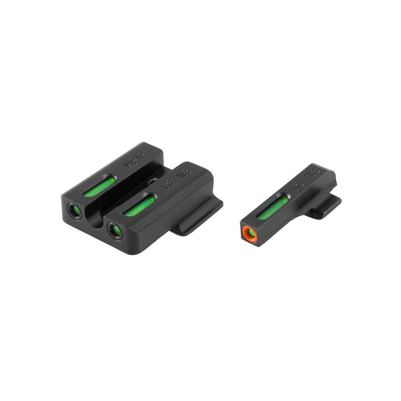 Brite-Site TFX Pro, Sight, Fits S&W M&P, Tritium/Fiber-Optic, Day/Night Sight, 24/7 Brightness, Orange Ring on Front Sight TG13MP1PC