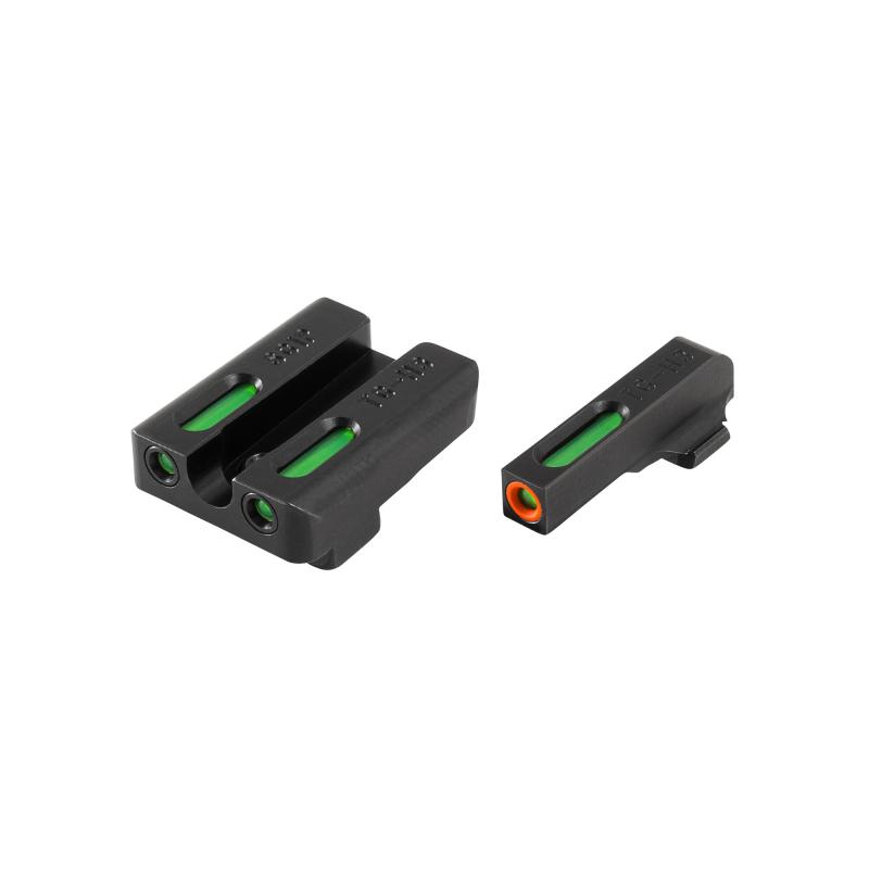 Brite-Site TFX Pro, Sight, Fits Sig #8 Front/#8 Rear, Tritium/Fiber-Optic, Day/Night Sight, 24/7 Brightness, Orange Ring on Front Sight TG13SG1PC