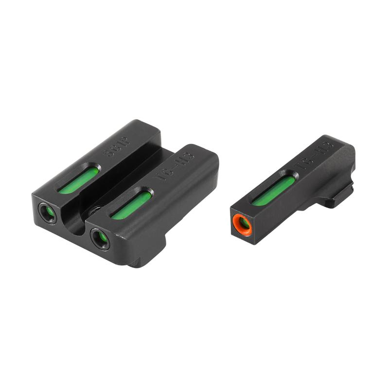 Brite-Site TFX Pro, Sight, Fits Sig #6 Front/#8 Rear, Tritium/Fiber-Optic, Day/Night Sight, 24/7 Brightness, Orange Ring on Front Sight TG13SG2PC