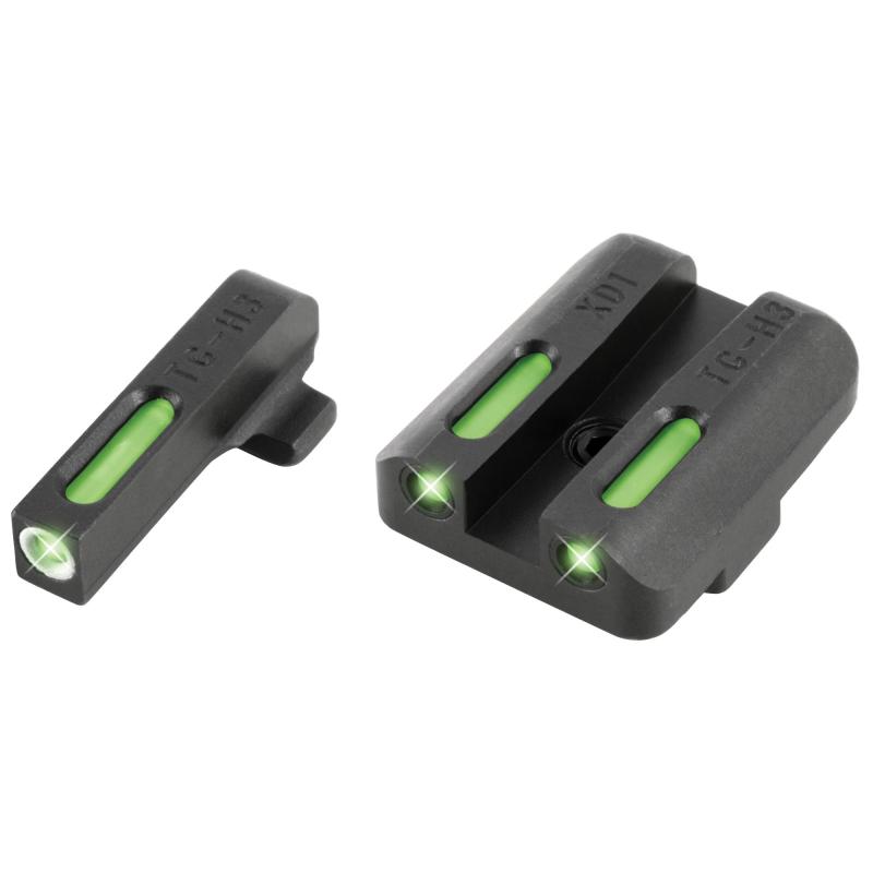 Brite-Site TFX Sights for Springfield XD/XDM Excluding 5.25 Inch Comp Series/XDS Green Rear/Green With Focus Lock Front