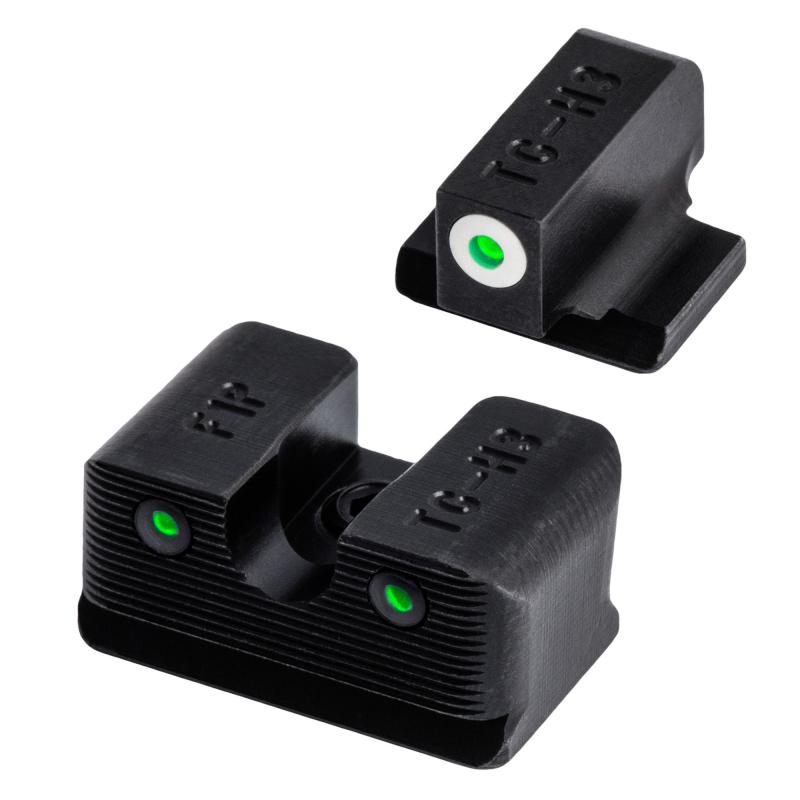 Tritium Pro, Sight Set, Fits FNX 40, Green Tritium, White Ring on Front Sight TG-TG231F2W