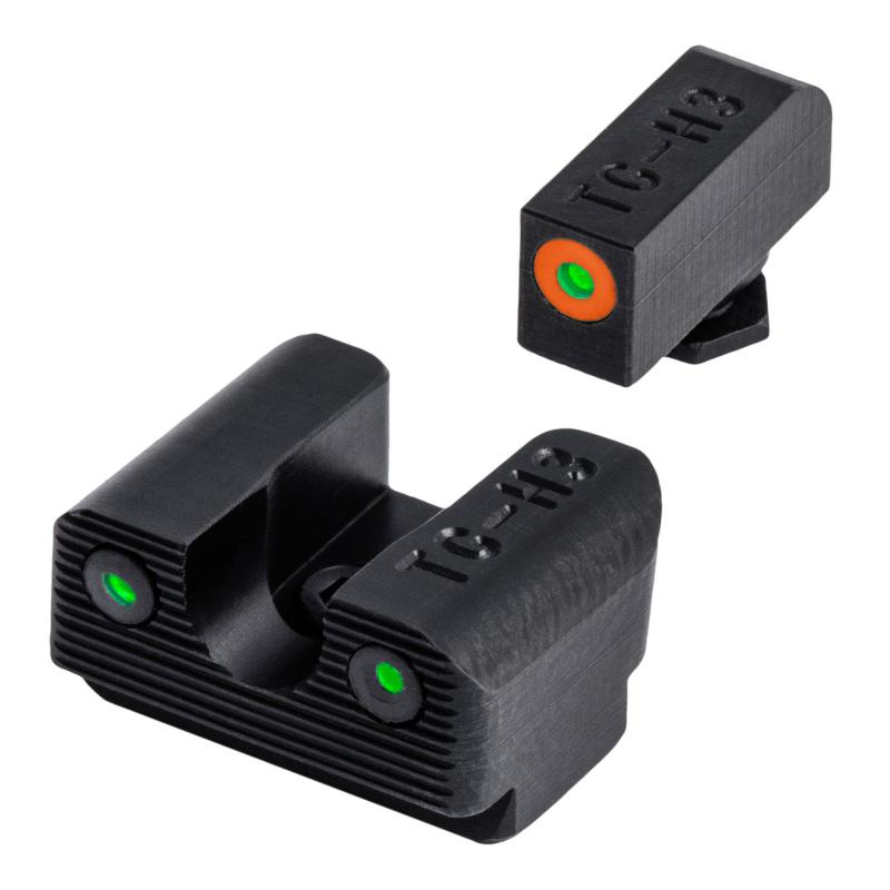 Tritium Pro, Sight Set, For Glock 42/43/43X, Green Tritium, Orange Ring on Front Sight TG-TG231G1AC