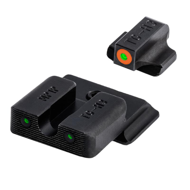 Tritium Pro, Sight Set, For S&W M&P, Green Tritium, Orange Ring on Front Sight TG-TG231MP1C