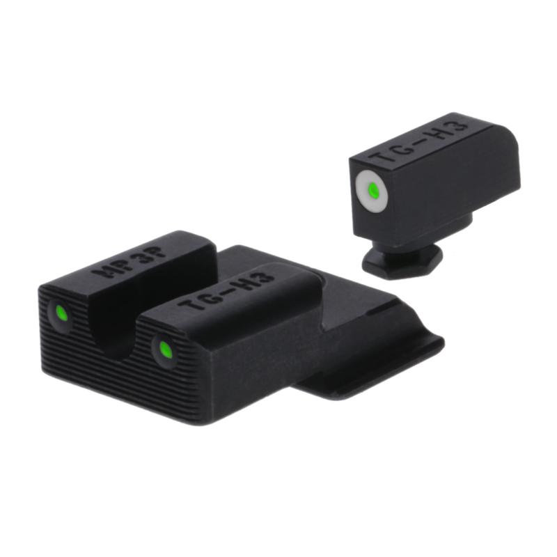 Tritium Pro, Sight Set, For S&W EZ 9, Green Tritium, White Ring on Front Sight TG-TG231MP4W