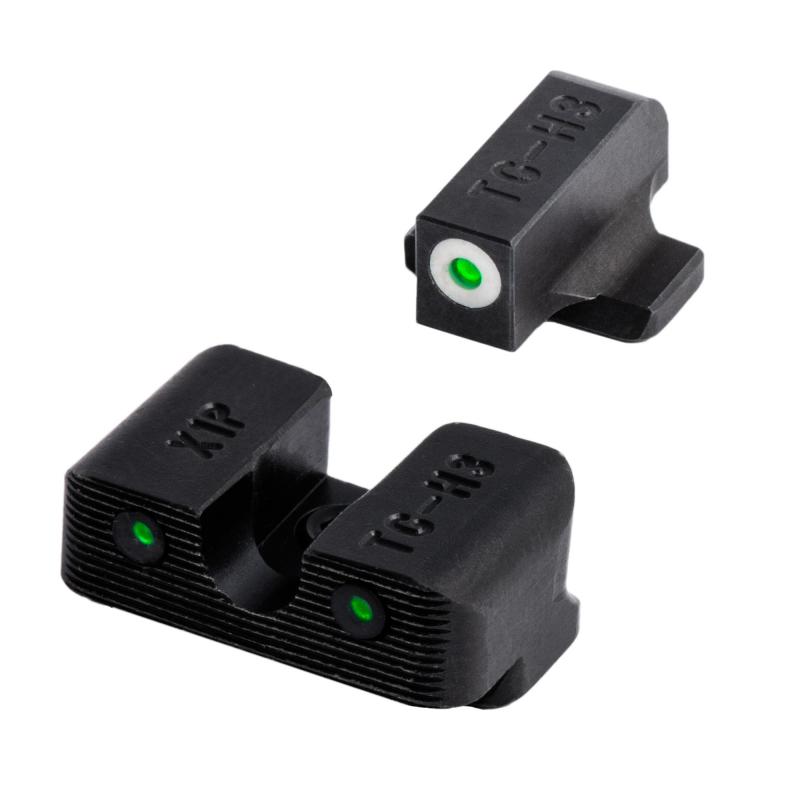Tritium Pro, Sight Set, Taurus Millenium/Slim, Green Tritium, White Ring on Front Sight TG-TG231T2W
