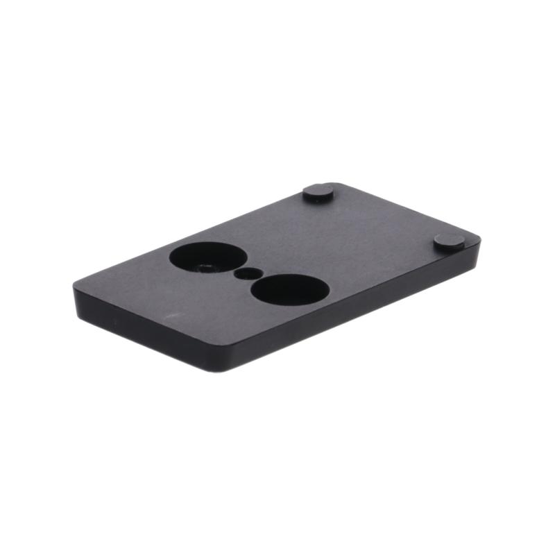 Pistol Red Dot Adapter, Converts 4-Post Mounting System (TRUGLO TRUTEC Micro (TG8100B, TG8100BM, TG8100G), Vortex, EOTech, Burris, Meopta, and More) to RMR, Nitride Finish, Black, Includes Mounting Hardware TG-TG8952C