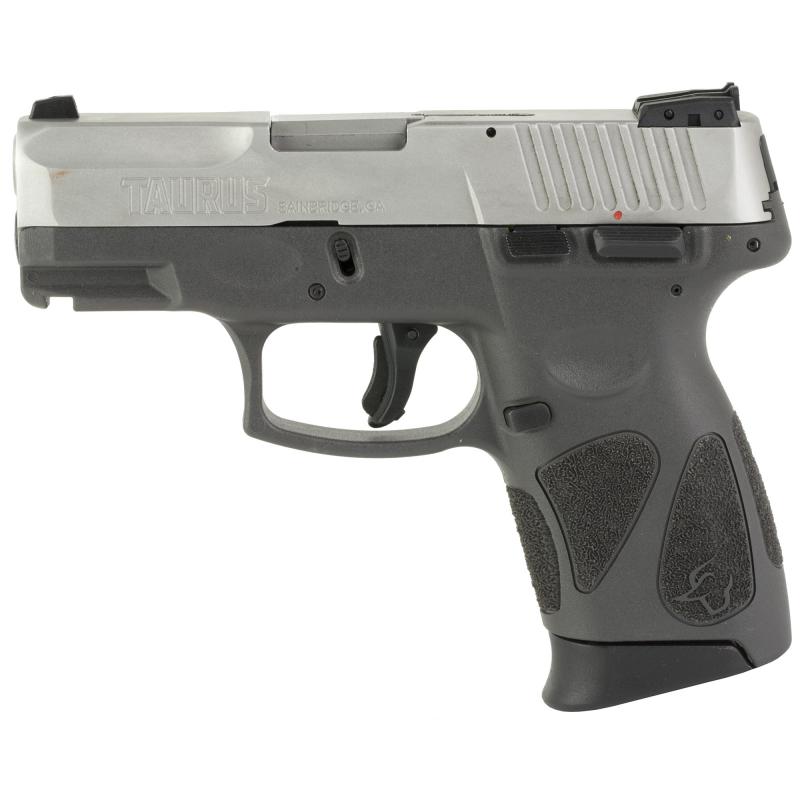 G2C, Compact Pistol, Striker Fired, 9MM, 3.2" Barrel, Gray Polymer Frame, Silver Slide, Adjustable Sights, 12 Rounds, 2 Magazines 1-G2C939-12C