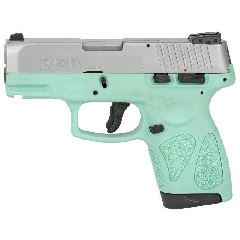 G2S, Semi-automatic, Sub Compact Pistol, 9MM, 3.25" Barrel, Polymer Frame, Cyan/Stainless Finish, Adjustable Sights, 7Rd, 2 Magazines 1-G2S939C