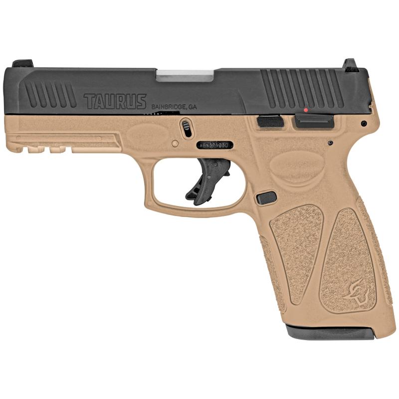 G3, Semi-automatic, Full Size, 9MM, 4" Barrel, Polymer Frame, Black/Tan, Fixed Steel Front Sight, Drift-Adjustable Steel Rear Sight w/ Serrated Ramp, 2 Magazines, 1-15Rd & 1-17Rd 1-G3B941T