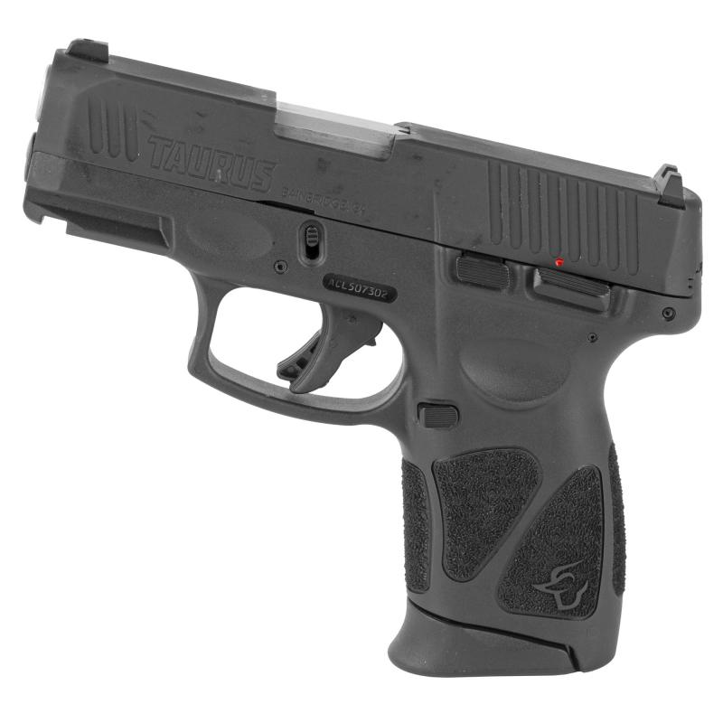 G3C, MA Compliant, Semi-automatic, Striker Fired, Compact, 9MM, 3.26" Barrel, Black Color, Polymer Frame, Manual Safety, 10Rd, 3 Mags 1-G3C931-MA