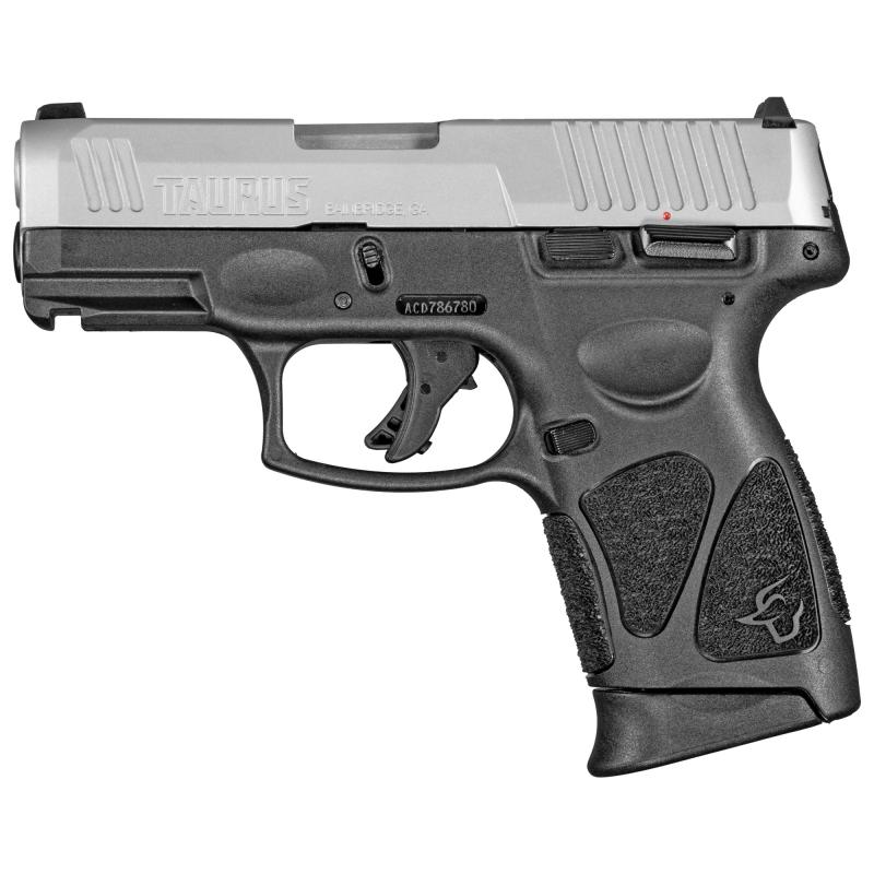 G3C, Semi-automatic, Striker Fired, Compact, 9MM, 3.26" Barrel, Black Polymer Frame, Stainless Slide, Manual Safety, 10Rd, 3 Magazines 1-G3C939