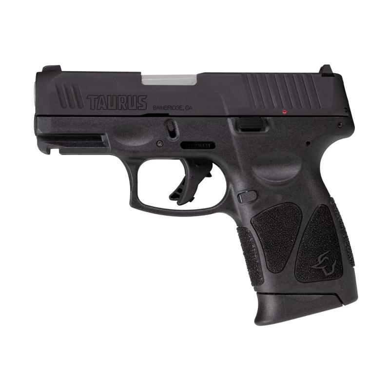 G3C, Striker Fired, Semi-automatic, Polymer Frame Pistol, Compact, 3.26" Barrel, Matte Finish, Black, Fixed Front Sight With Drift Adjustable Rear Sight, 12 Rounds, 3 Magazines 1-G3CSR9031