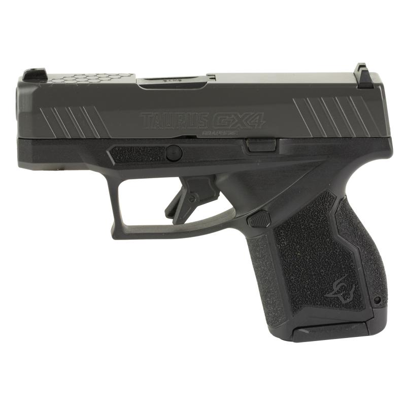 GX4, Striker Fired, Semi-automatic, Graphene Frame Pistol, Compact, 9MM, 3" Barrel with DLC Finish, Matte Finish, Gray, Fixed Steel Front Sight, Drift-Adjustable Steel Rear Sight, 10 Rounds, 2 Magazines 1-GX4M93GR-10