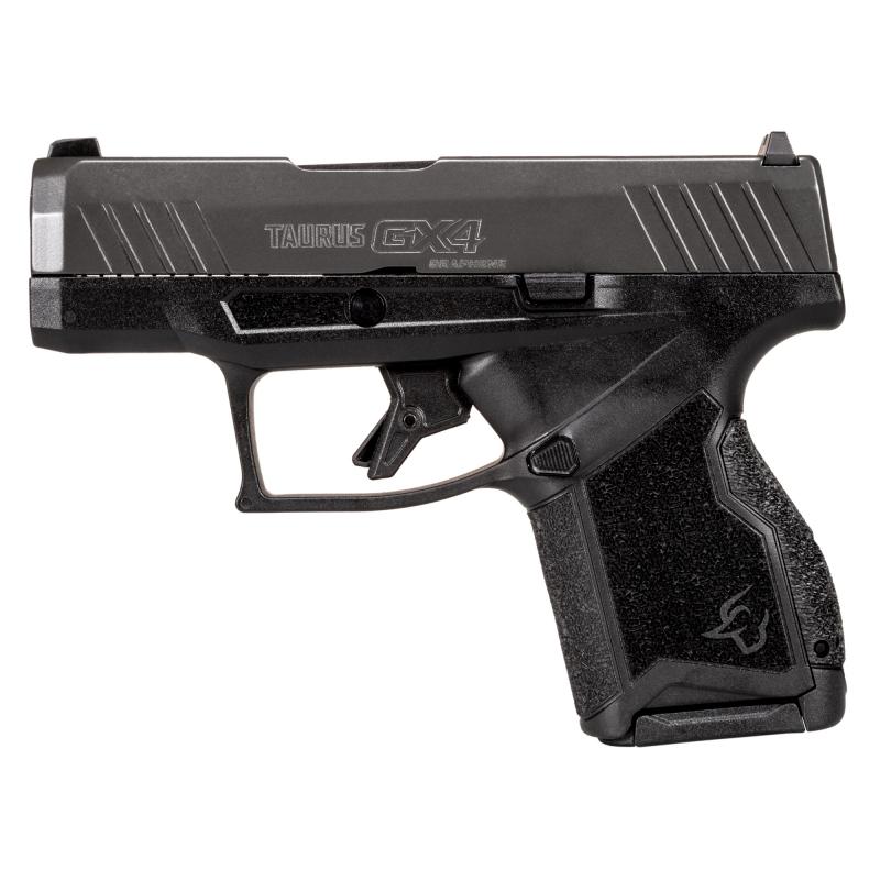 GX4, Striker Fired, Semi-automatic, Graphene Frame Pistol, Compact, 9MM, 3" Barrel with DLC Finish, Matte Finish, Gray, Fixed Steel Front Sight, Drift-Adjustable Steel Rear Sight, 13 Rounds, 2 Magazines 1-GX4M93GR