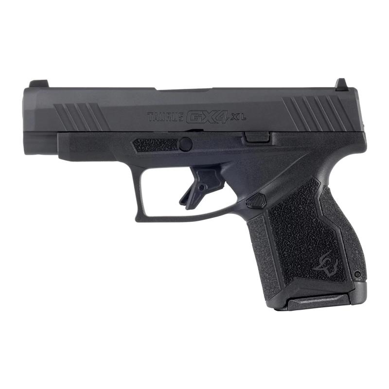 GX4XL, Striker Fired, Semi-automatic, Polymer Frame Pistol, Micro-Compact, 9MM, 3.6" Barrel, Black Slide, Fixed Steel Front Sight, Drift-Adjustable Steel Rear Sight w/ Serrated Ramp, Two Backstrap Options, 2 10 Round Magazines 1-GX4XL941-10