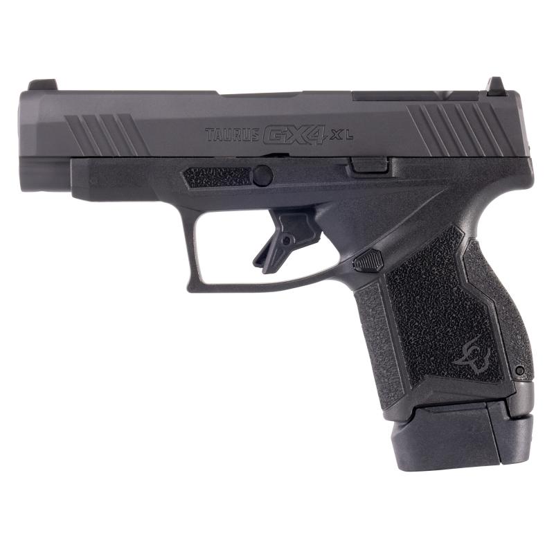GX4XL TORO, Striker Fired, Semi-automatic, Polymer Frame Pistol, Micro-Compact, 9MM, 3.6" Barrel, Black Slide, Fixed Steel Front Sight, Drift-Adjustable Steel Rear Sight w/ Serrated Ramp, Optics Ready, Two Backstrap Options, 1-11 and 1-13 Round Magazines