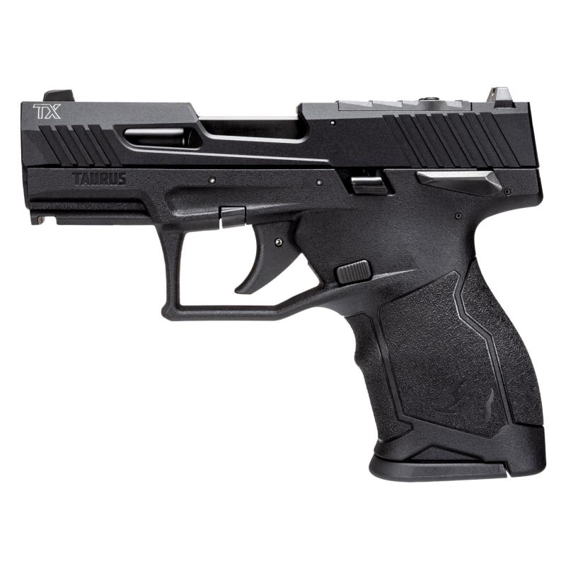TX22, Striker Fired, Semi-automatic, Polymer Framed Pistol, Compact, 22 LR, 3.5" Threaded Barrel, Matte Finish, Black, Ramp Front/Adjustable Rear, 10 Rounds, 2 Magazines, Manual Safety 1-TX22131-10