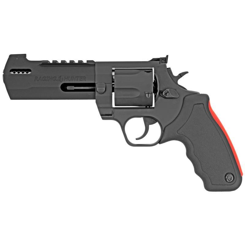 Raging Hunter, Revolver, Large Frame, 454 Casull, 5.125" Exact Barrel Length, Steel Frame, Black Finish, Rubber Grips, Adjustable Sights, 5Rd 2-454051RH