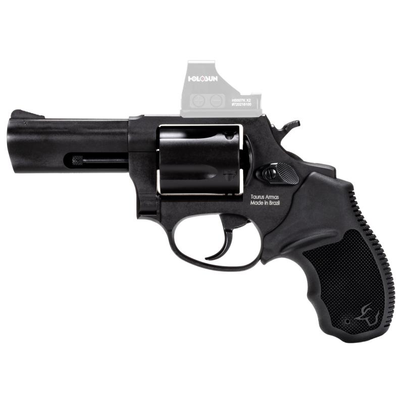 Model 605 TORO, Single/Double Action, Steel Frame Revolver, 357 Magnum, 3" Barrel, Matte Finish, Optics Ready (Not included), Silver, Polymer Grip, 5 Rounds 2-605P31