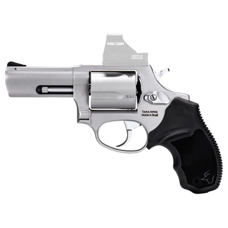 Model 605 TORO, Single/Double Action, Steel Frame Revolver, 357 Magnum, 3" Barrel, Matte Finish, Optics Ready (Not Included), Silver, Polymer Grip, 5 Rounds 2-605P39