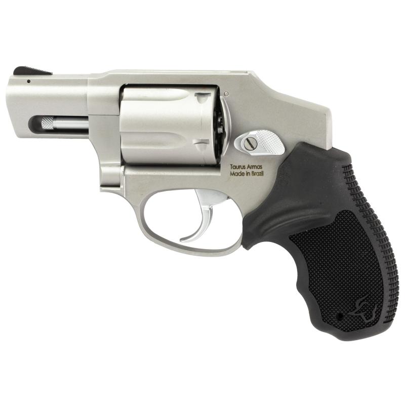 Model 650, Double Action Only, Stainless Steel Frame Revolver, 357 Magnum, 2" Barrel, Matte Finish, Silver, Rubber Grips, Fixed Sights, 5 Round 2-650129