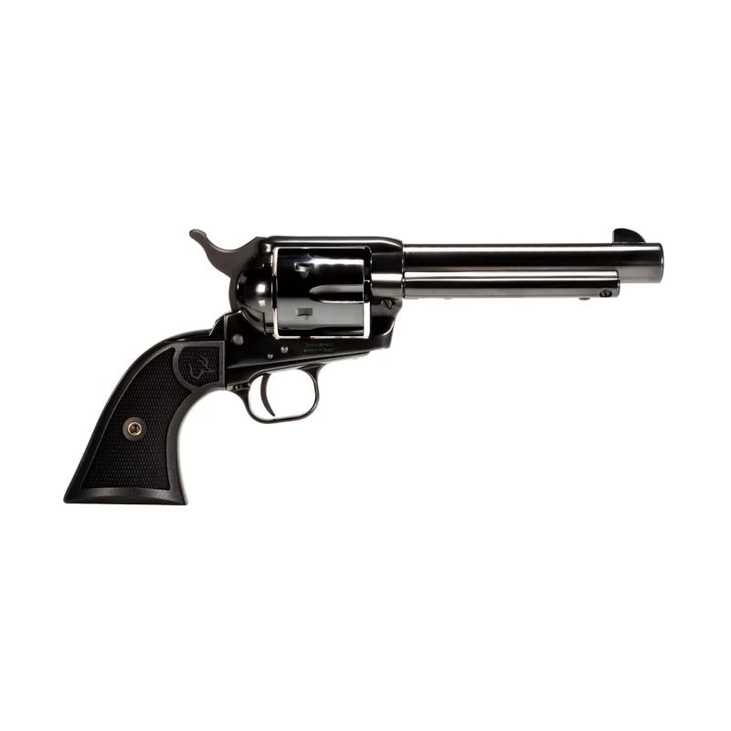 Deputy, Single Action Only, Metal Frame Revolver, Full Size, 357 Magnum, 5.5" Barrel, Matte Finish, Black, Wood Grips, Fixed Sights, 6 Rounds 2-D35751