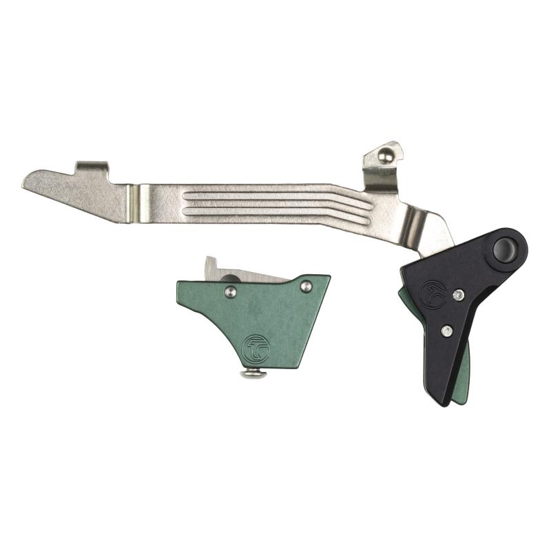 Alpha Competition Trigger, Anodized Finish, Green, Fits Gen 3 & Gen 4 - G17, G19, G22, G23, G34 ALPHA GLOCK 3-4 - GREEN