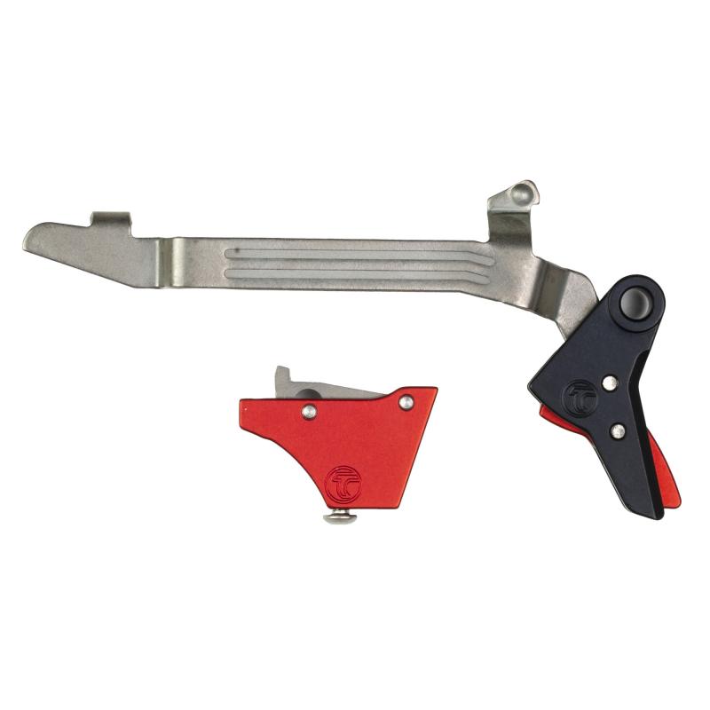 Alpha Competition Trigger, Anodized Finish, Red, Fits Large Frame Gen 3 & Gen 4 - G20, G21, G29, G30, G40, G41 Alpha Glock 3-4 - Large-RED