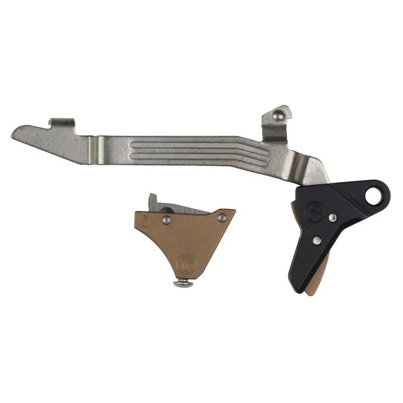 Alpha Competition Trigger, Anodized Finish, Bronze, Fits Gen 5 - G17, G19, G34 ALPHA GLOCK 5 - BRONZE