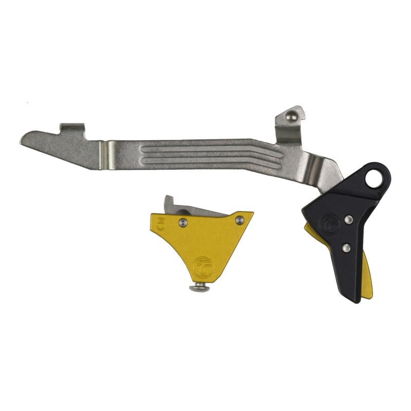 Alpha Competition Trigger, Anodized Finish, Gold, Fits Gen 5 - G17, G19, G34 ALPHA GLOCK 5 - GOLD