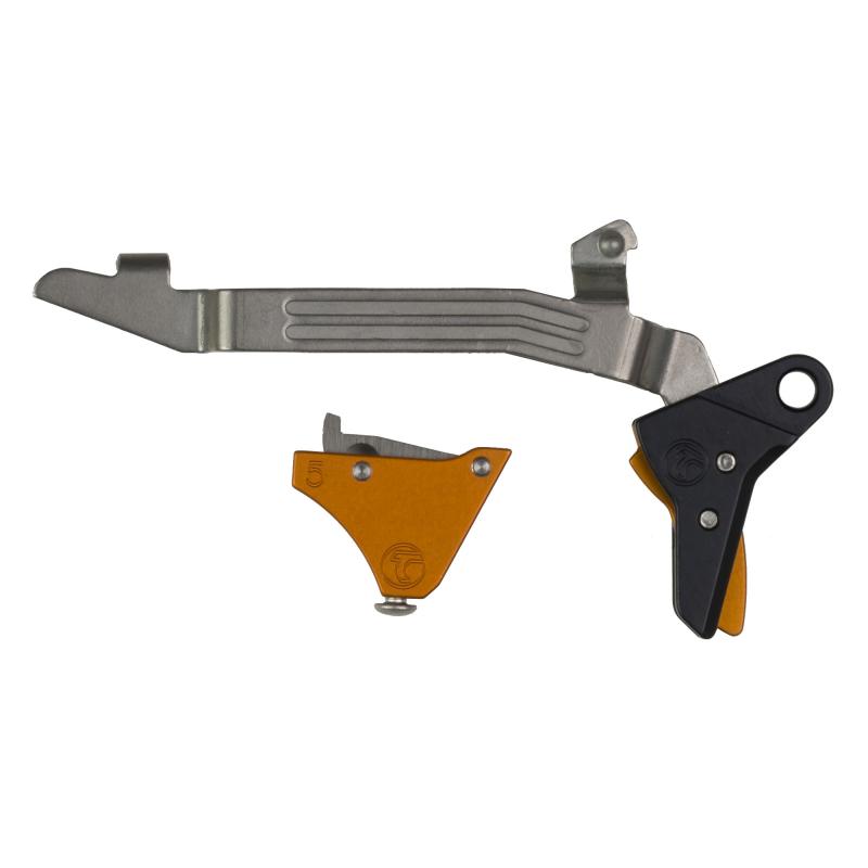 Alpha Competition Trigger, Anodized Finish, Orange, Fits Gen 5 - G17, G19, G34 ALPHA GLOCK 5 - ORANGE