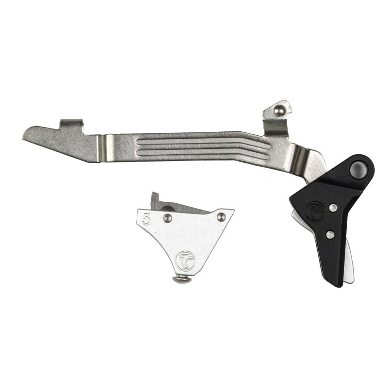 Alpha Competition Trigger, Anodized Finish, Silver, Fits Gen 5 - G17, G19, G34 ALPHA GLOCK 5 - SILVER