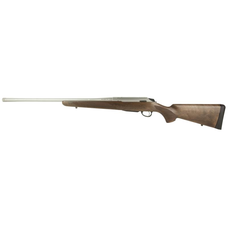 T3X Hunter Stainless, Bolt Action Rifle, 6.5x55 Swedish, 22" Barrel, 5/8x24 Threaded, Wood Stock, Stainless Steel, Silver, 3 Rounds, 1 Magazine JRTXA75122MT