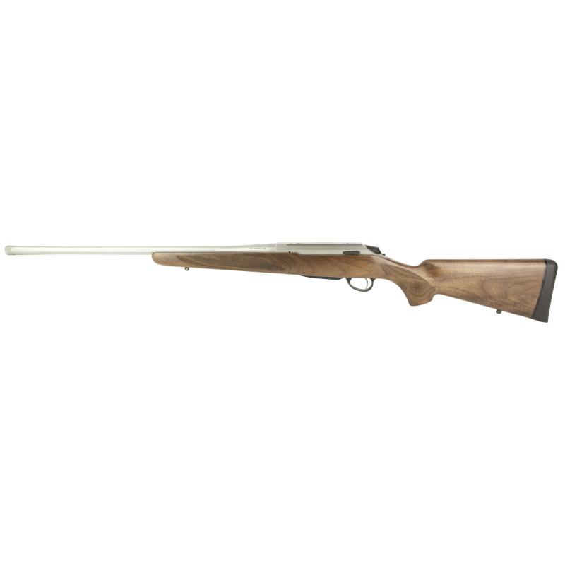 T3X Hunter Stainless, Bolt Action Rifle, 6.5 Creedmoor, 22" Barrel, 5/8x24 Threaded, Wood Stock, Stainless Steel, Silver, 3 Rounds, 1 Magazine JRTXA78222MT