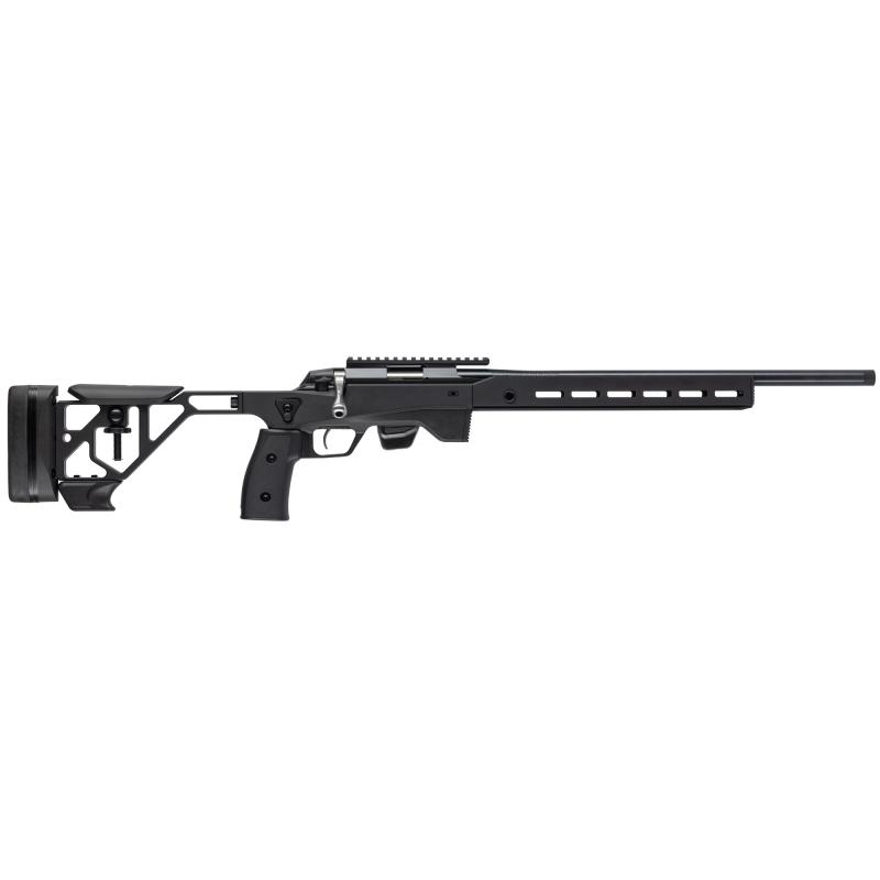 T3X Ace Target, Bolt Action Rifle, 308 Winchester, 24" Threaded Barrel, 5/8-24 Thread Pitch, Modular Chassis, Cerakote Finish, Black, 10 Rounds JRTXATB31624
