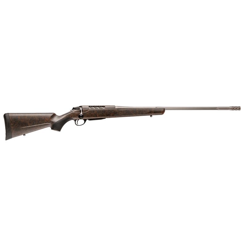 Tikka T3x Lite Roughtech Ember | 270 Win, 22.4" Fluted Stainless Barrel, Threaded Barrel, Muzzle Brake, Fluted Bolt, Roughtech Stock, 3+1