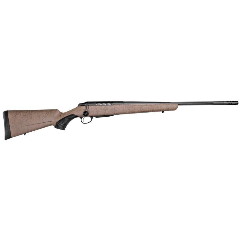 Tikka T3x Lite, Bolt Action Rifle| 308 WIN, 22.4" Fluted Barrel, 1:11 Twist, Threaded 5/8x24, Roughtech Sand Pattern, Synthetic Stock, Black Barrel and Action Color, Right Hand, 3Rd, 1 Mag, Includes Matching Muzzle Brake JRTXRT316