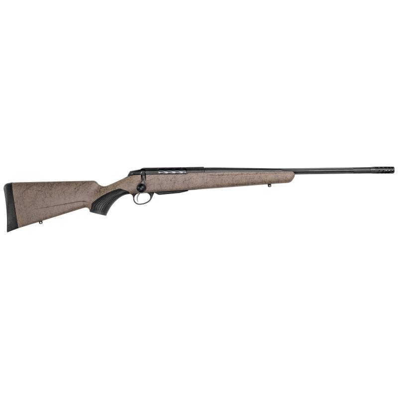 T3x Lite Roughtech Tan, Bolt Action, 6.5 PRC, 24.3" Fluted Barrel, 1:8" Twist Rate, Threaded 5/8x24, Tan Synthetic Stock, Right Hand, 3 Rounds JRTXRT319