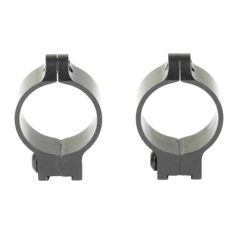 Light Weight Ring Set, 30MM Low, Fits CZ with 11MM Dovetail (452 European/455/457/512/513), Matte Finish, Black 30CZRL
