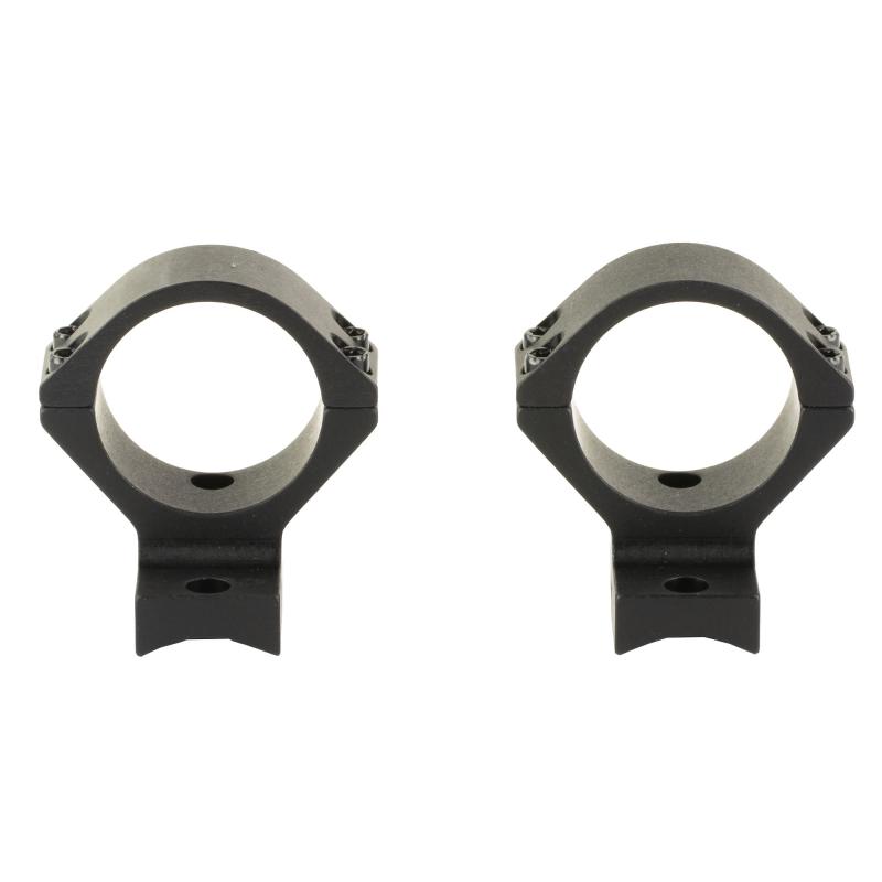 Light Weight Ring/Base Combo, 30mm Medium, Fits Savage with Round Receiver, 8-40 Screws, Matte Finish, Black 740719