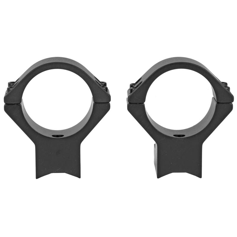 Light Weight Ring/Base Combo, 30mm High, Black Finish, Alloy, Fits Savage Round Receiver w/ Accutrigger, A17, A22, Remington 783, Ruger American ShortAction, Stiller Predator, Stevens 200, Thompson Center Venture, Compass 750725