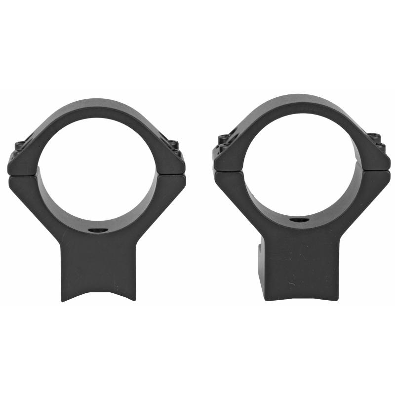 Light Weight Ring/Base Combo, 30mm High, Black Finish, Alloy, Fits Howa 1500, Weatherby Vanguard 750734