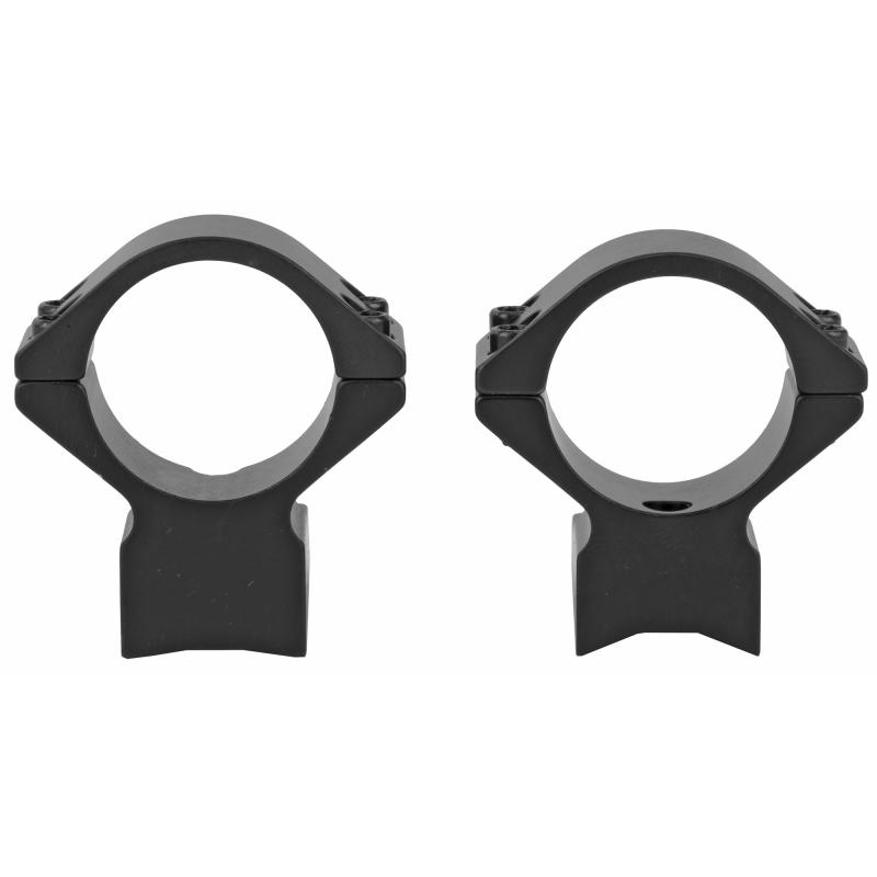 Light Weight Ring/Base Combo, 1" Med, Black Finish, Alloy, Fits Weatherby Accumark, Magnum, Mark V (9 Lug) 940705