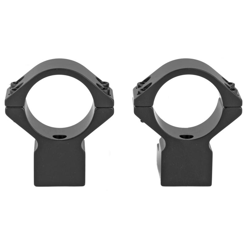 Light Weight Ring/Base Combo, 1" High, Black, Alloy, Tikka T3/T3-X, Knight MK-85 950714