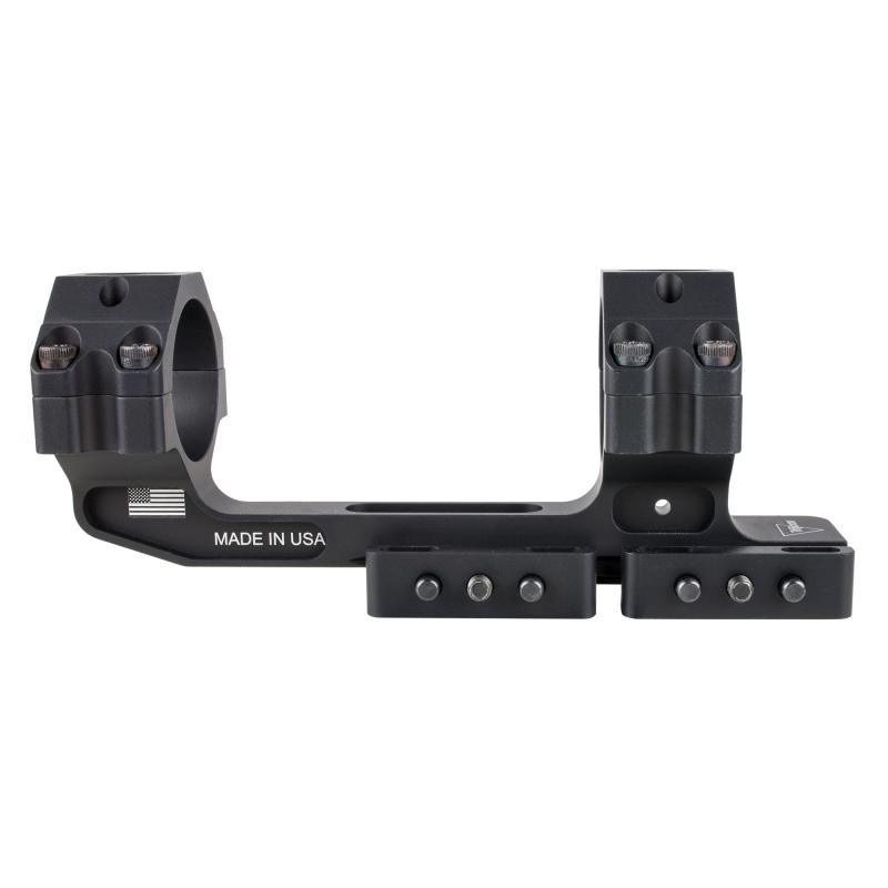 Cantilever Mount, Static, 30mm, Anodized Finish, Black, 1.535" Bore Height AC22054