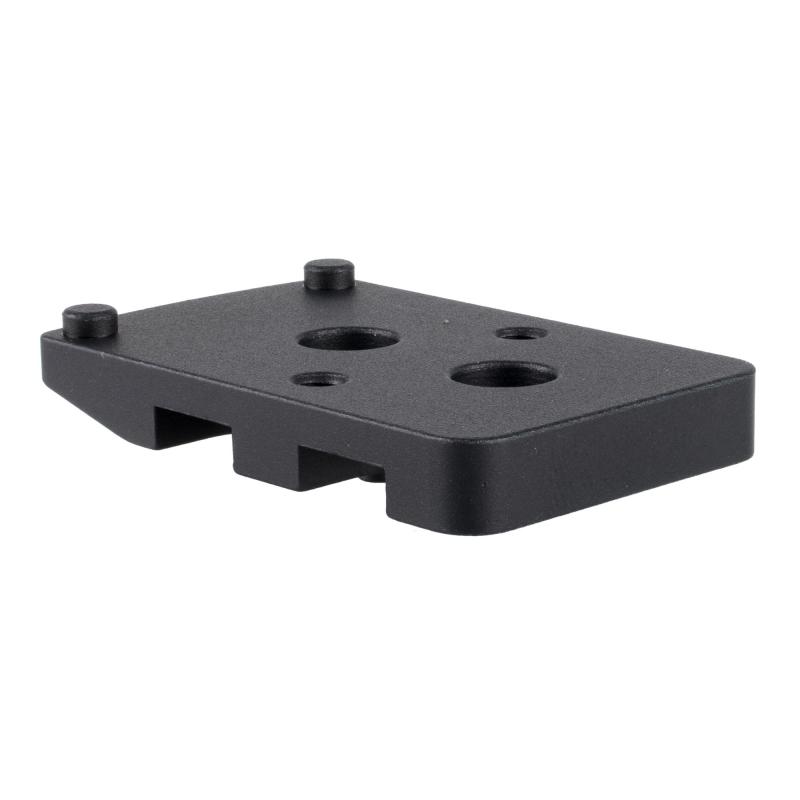 Accessory Ring Plate, Low Mount, Q-Loc, Fits Trijicon RMR, Anodized Finish, Black AC32117