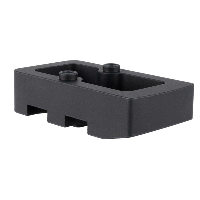 Accessory Ring Plate, Medium Mount, Q-Loc, Fits Trijicon RMRcc, Anodized Finish, Black AC32121